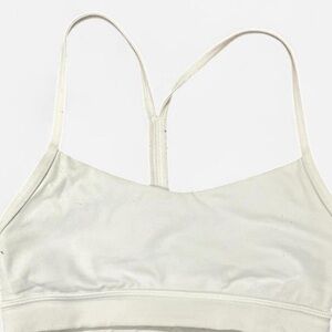 White lululemon Racerback sports bra